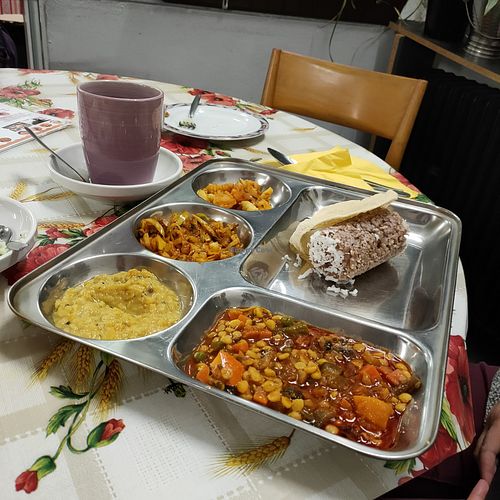 38: Pittu with curry (vegan) at Lakshmi in Cologne