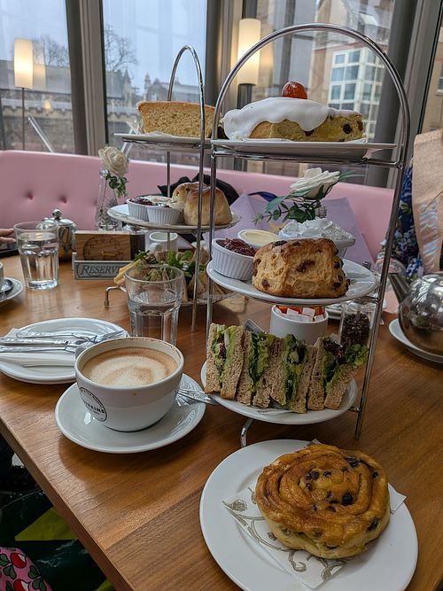 Vegan afternoon tea at Huffkins Kingston in Kingston Upon Thames