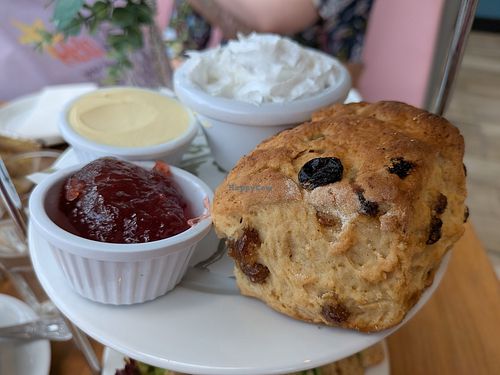 Vegan scone at Huffkins Kingston in Kingston Upon Thames