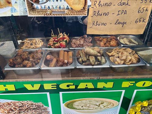 Ingredients  at Banh Mi Vegan in Hanoi