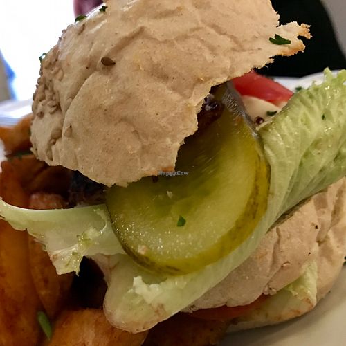 potato burger at Krawummel in Muenster