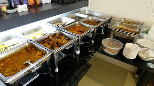 economic rice buffet  at Pure Minded Vegetarian Cafe - Taman Bukit Indah in Johor Bahru