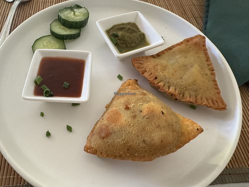 Samosa   at Bentang Bali in Oranjestad
