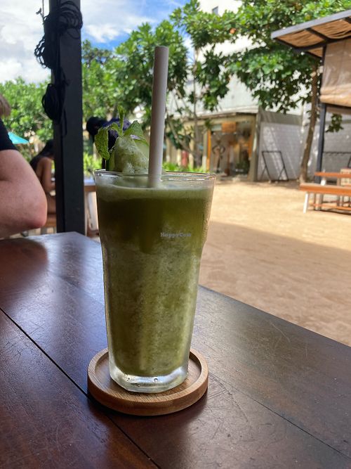 Cucumber and lime slushy   at MARU in Weligama