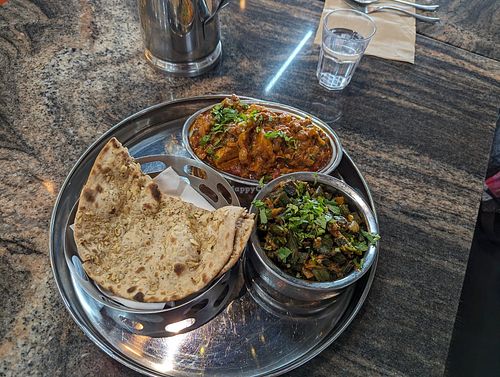 Soya chaap and bindi masala at Shivani - Papatoetoe in Auckland