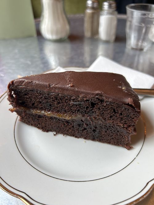 Sachertorte 7,50€  at Adlerhof in Vienna