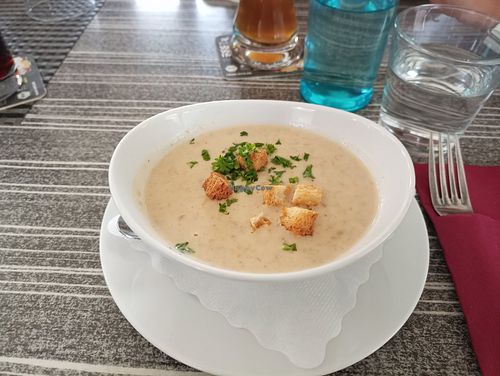 Pfifferlingsuppe at Landgasthof Bären trossingen-schura in Trossingen