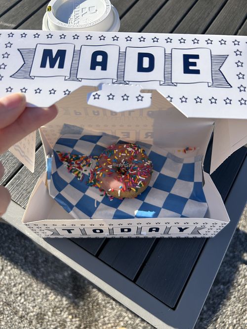 Disappointing donut  at Parlor Doughnuts in Pensacola