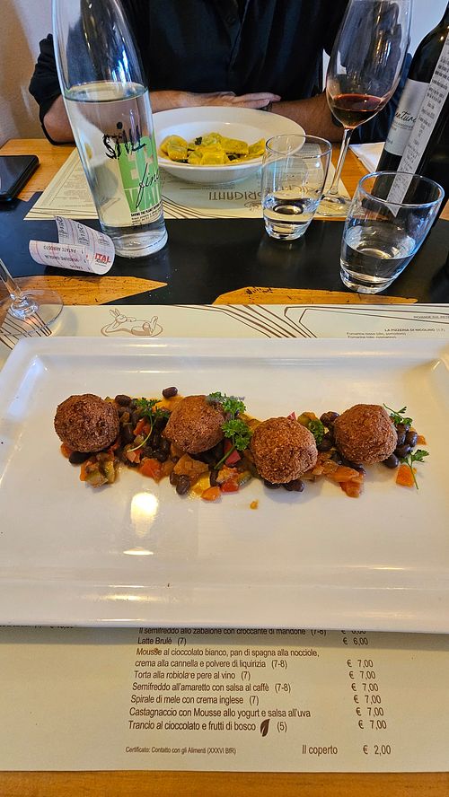 Falafel sù chili di verdure #Veganuary at Ristorante Cucina Briganti in Faenza