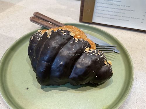  Chocolate and hazelnut vegan croissantt  at Maya Bakery & Bar in Hong Kong Island