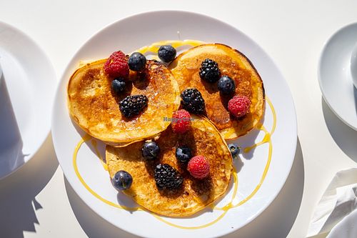 Vegan pancakes at Cafe Jems in Torrox Costa