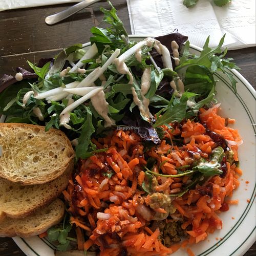 Spicy Tofu Banh Mi at The Root Cafe in Little Rock