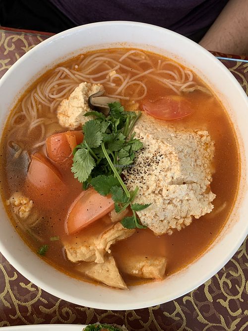 Happiness noodles.  at Bodhi Bowl in Sacramento
