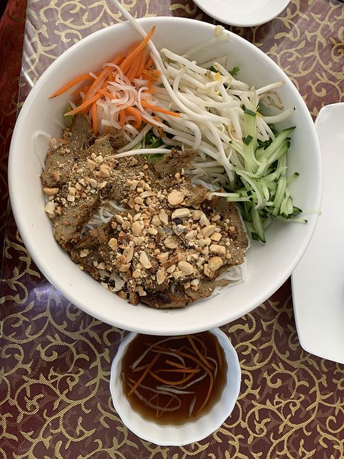 Heavenly noodles  at Bodhi Bowl in Sacramento