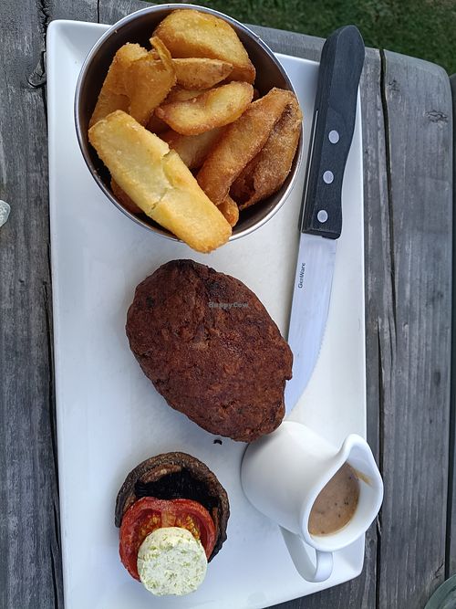 Vegan steak at The Royal Redgate in Nuneaton