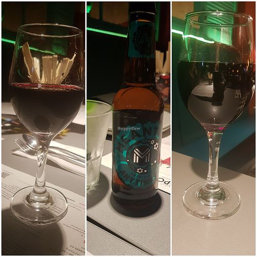 Malbec, Meantime Craftbeer and Shiraz (vg) at Tampopo Corn Exchange in Manchester