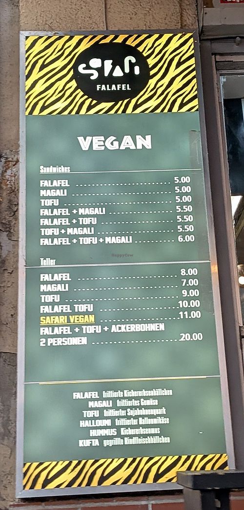  at Safari Falafel in Berlin