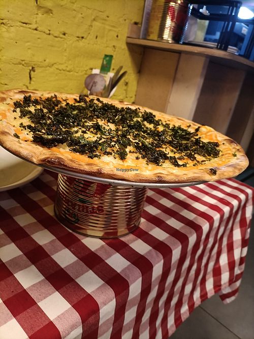 Vegan pizza at Civerinos Slice - Finnieston in Glasgow