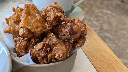 Hash brown bites at Apricot Brunch + Bar in Lytham St Annes