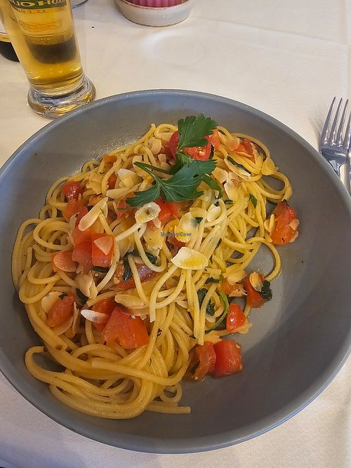 Spaghetti Trapanese at Restaurant und Pizzeria Alina in Breitenwang