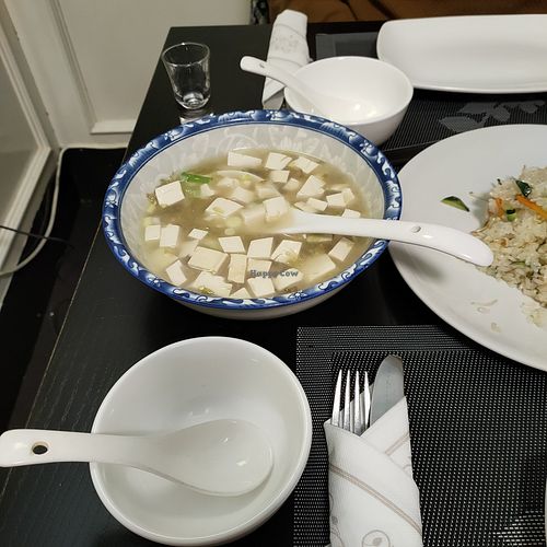 Zuppa col toufu? at Ming Xuan Ge in Bolzano