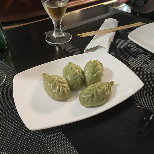 Ravioli al vapore at Ming Xuan Ge in Bolzano