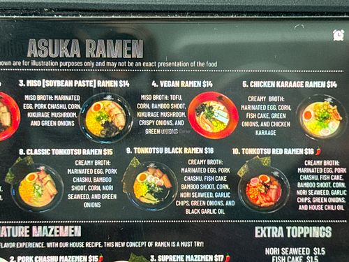 Vegan ramen bowl.   at Asuka Ramen in Dublin