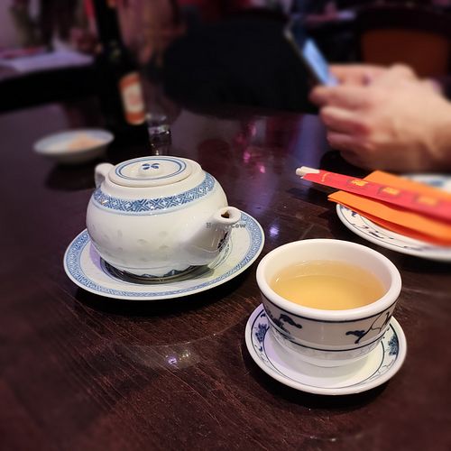 Corn tea (for one) at Drei Chinesen in Dusseldorf