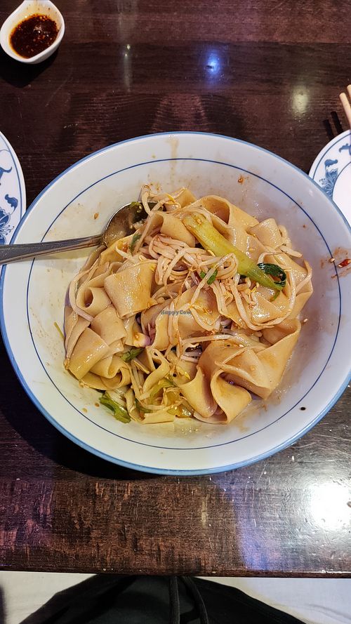 Biang Biang noodles with chilli oil at Drei Chinesen in Dusseldorf