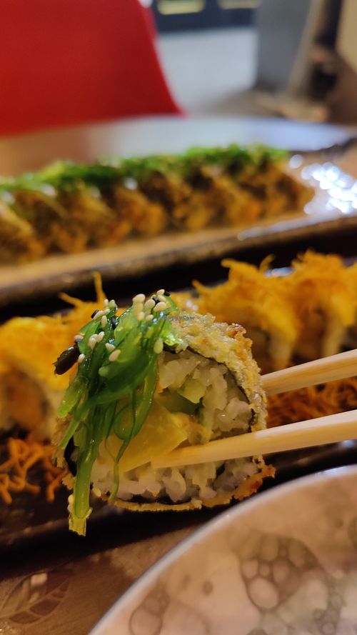 Sushi 100% vegetal #Veganuary at YOKU in Alicante