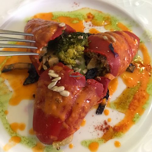 main course at Quinoa Vegetariano in Elche