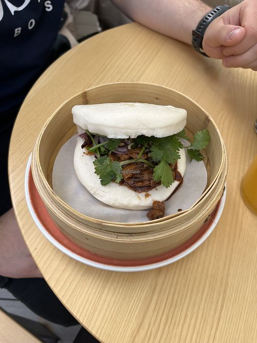 Vegan shredded duck bao  at Mamma Bao - Adalbertstraße in Munich