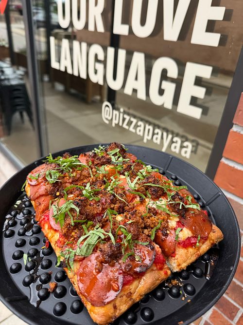 Vegan Honey Badger at Pizza Payaa in Normal