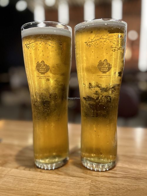 House lagers   at Maki & Ramen in Leeds