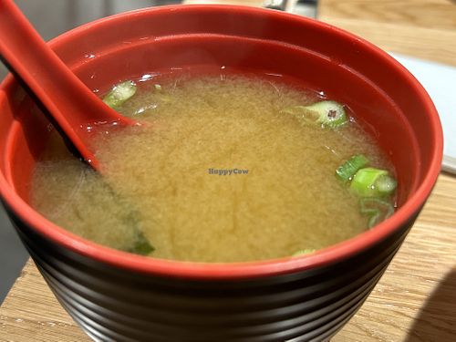 Miso soup   at Maki & Ramen in Leeds