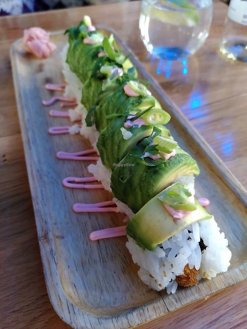 Vegan sushi roll (January 2026) at Maki & Ramen in Leeds