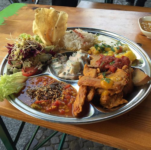 main dish  at Goura Pakora in Berlin