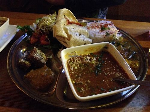 Thali plate at Goura Pakora in Berlin