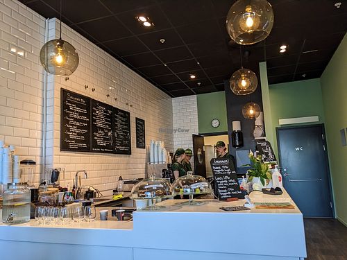 Counter at Vegan Republic in Malmo