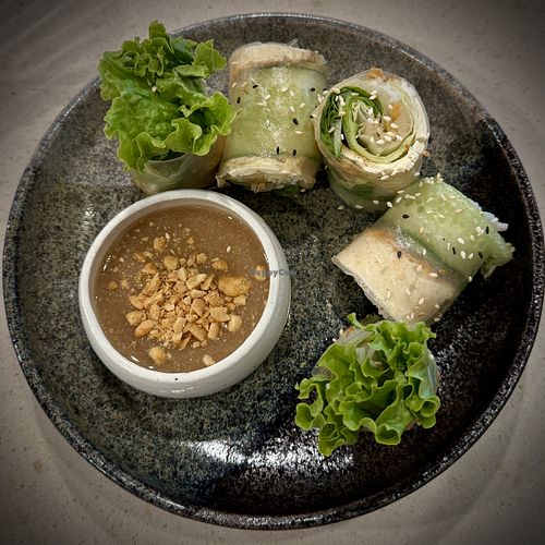 Garden Rolls  at The Hestia Veggie in Vancouver