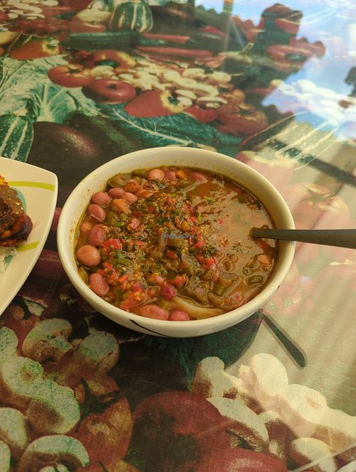 Super delicious lentil soup at Amanda  in Manizales