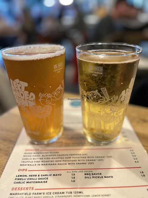 Ciders   at Pizza is Lovely in Bristol