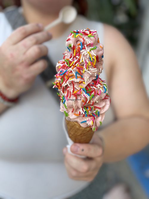 Guava flavor with banana base   at Sayu Swirls - Centro in Sayulita