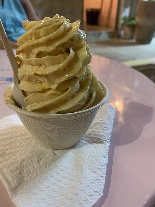 Banana base: Mango & Peach  at Sayu Swirls - Centro in Sayulita