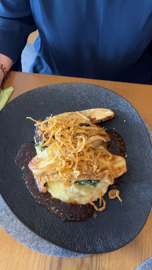 Zwiebelrost-Pilz (vegan)  at Gasthaus Krone in Kennelbach