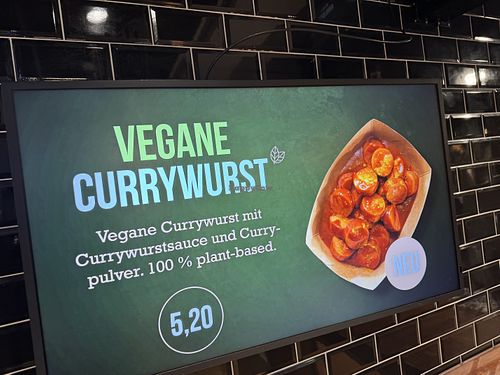 currywurst  at Frittenwerk - Hauptbahnhof in Hannover