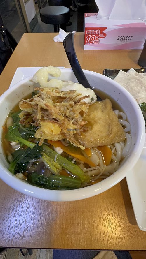 vegan noodles
¥1,380
For udon flavor,  at Kasu Udon Ebisuya 2 Go-Shop in Osaka