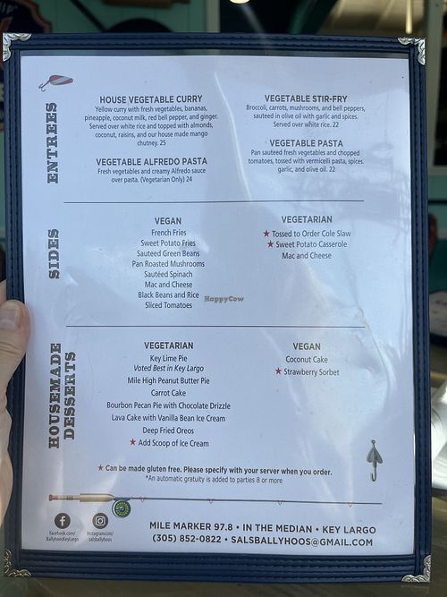   at Sal's Ballyhoo's in Key Largo