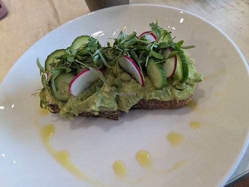 Avocado Toast at Pura Vida in Aventura