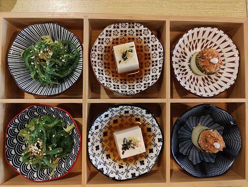 Sushi platter at Plant A Seed Vegan - Georgetown Branch in Penang